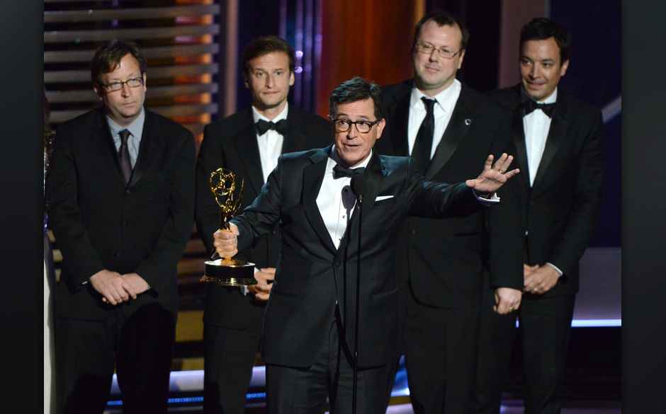 Stephen Colbert und die Produzenten von "The Colbert Report"