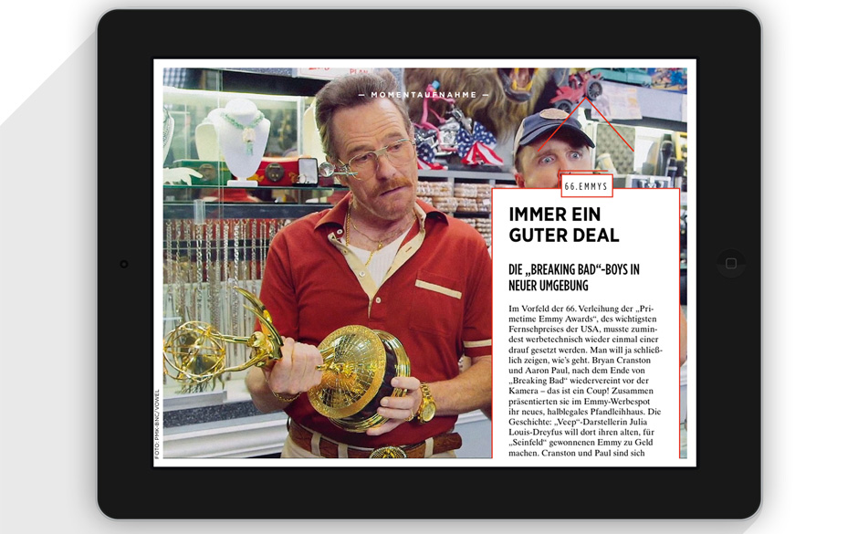 So sieht ME.MOVIES 3/2014 als App aus