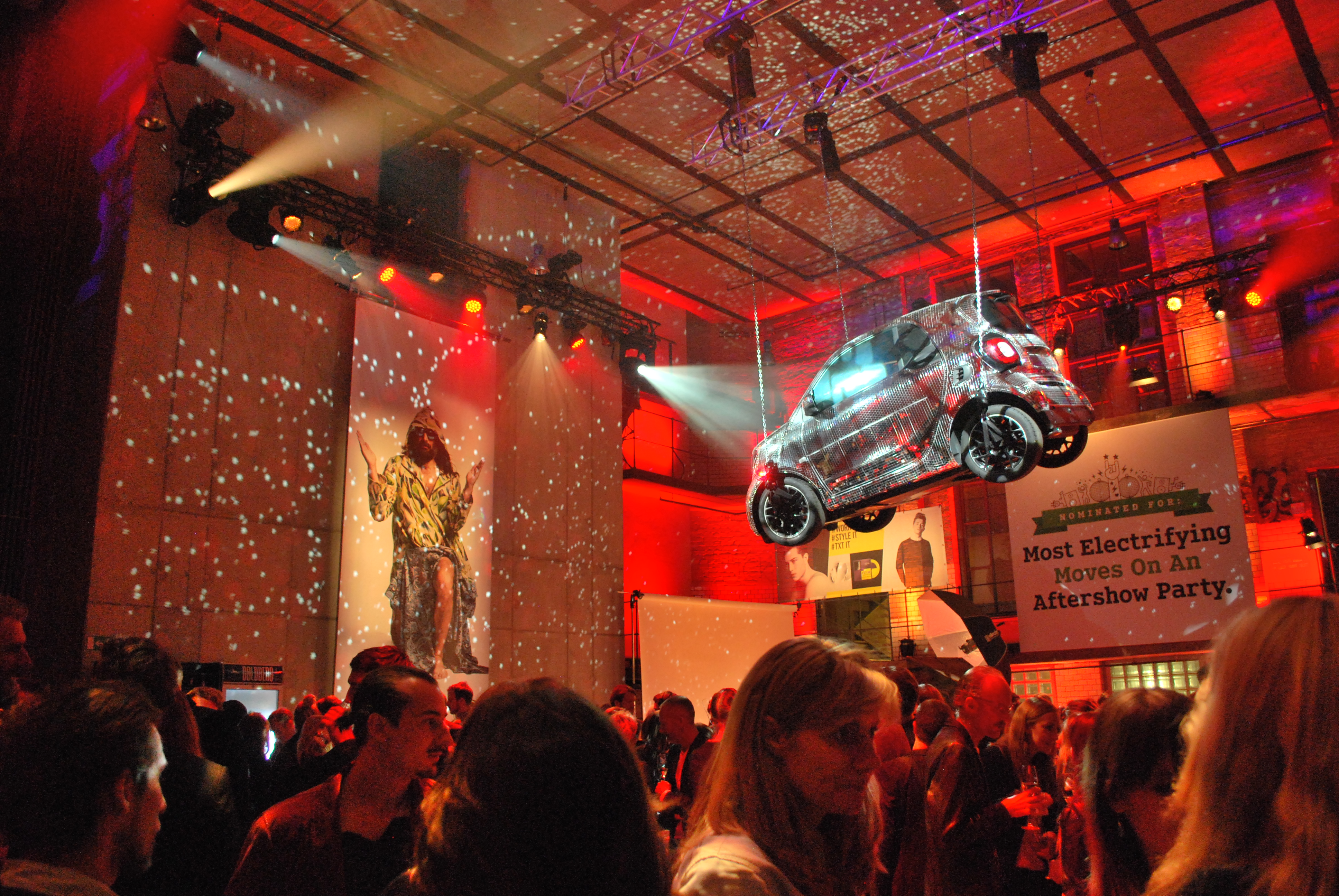 Funkelnde PS-Deko beim Musikexpress Style Award 2014