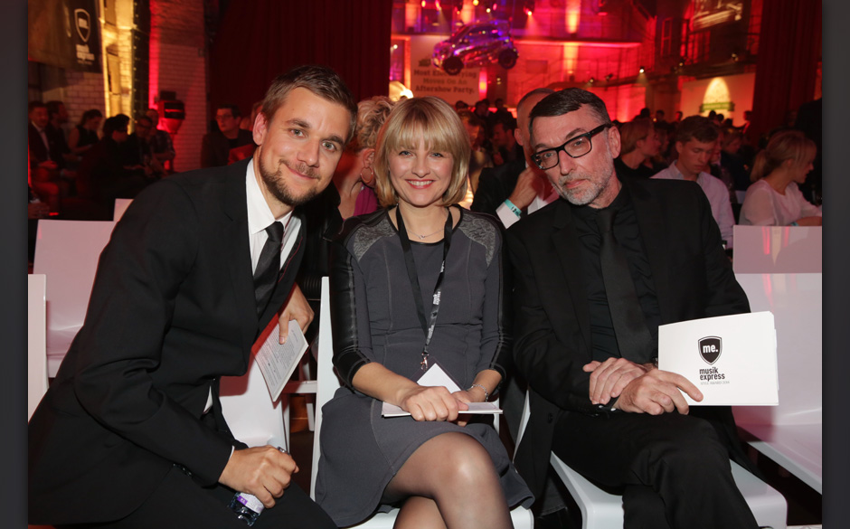Moderator Tobi Schlegel, Me Style-Chefin Uli Morant, Musikexpress-Chefredakteur Albert Koch
