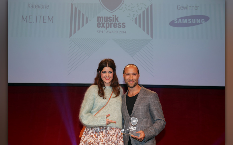 Marie Nasemann hielt die Laudatio auf Samsung, den Gewinner der Kategorie ME Item