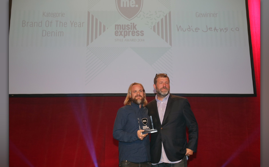Nudie Jeans konnte sich über den Award in der Kategorie "Brand of the Year Denim" freuen, den "Bread & Butter"-Chef Karl-...