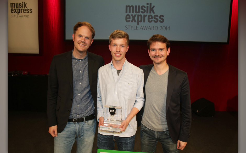 Jochen Overbeck (Musikexpress), LCAW und Olivier Reppert (Vertriebsleiter Smart)