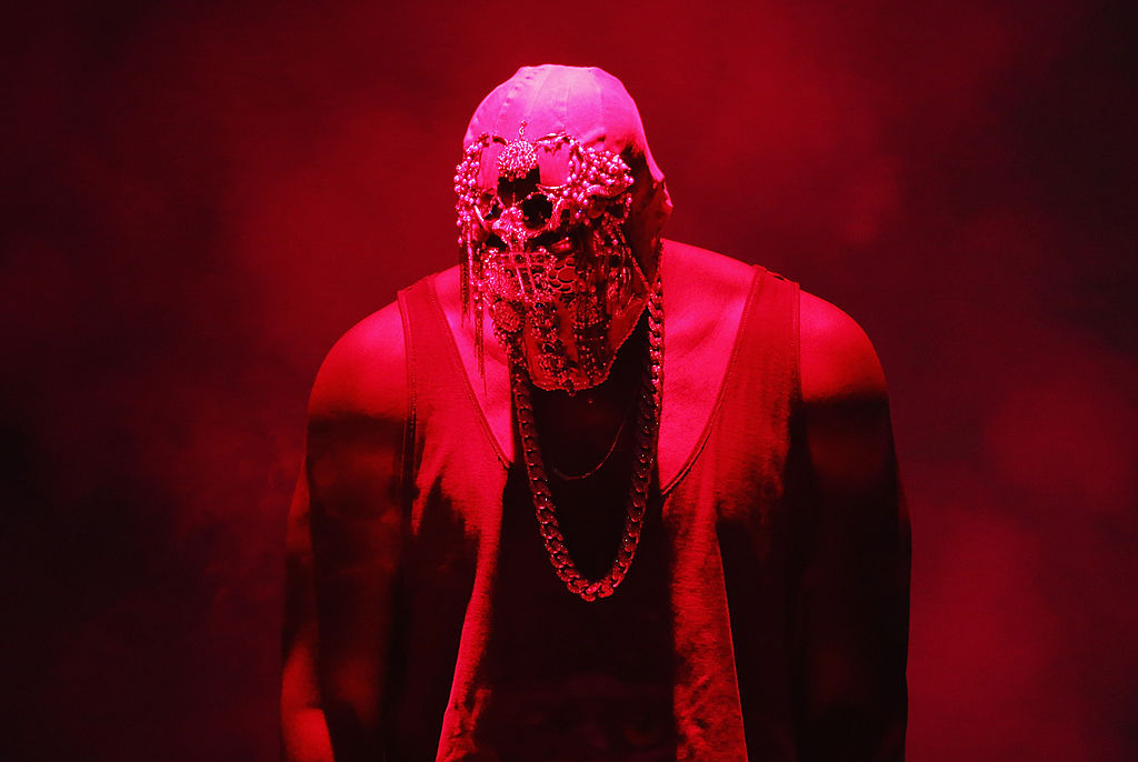 SYDNEY, AUSTRALIA - SEPTEMBER 12:  Kanye West performs live for fans at Qantas Credit Union Arena on September 12, 2014 in...