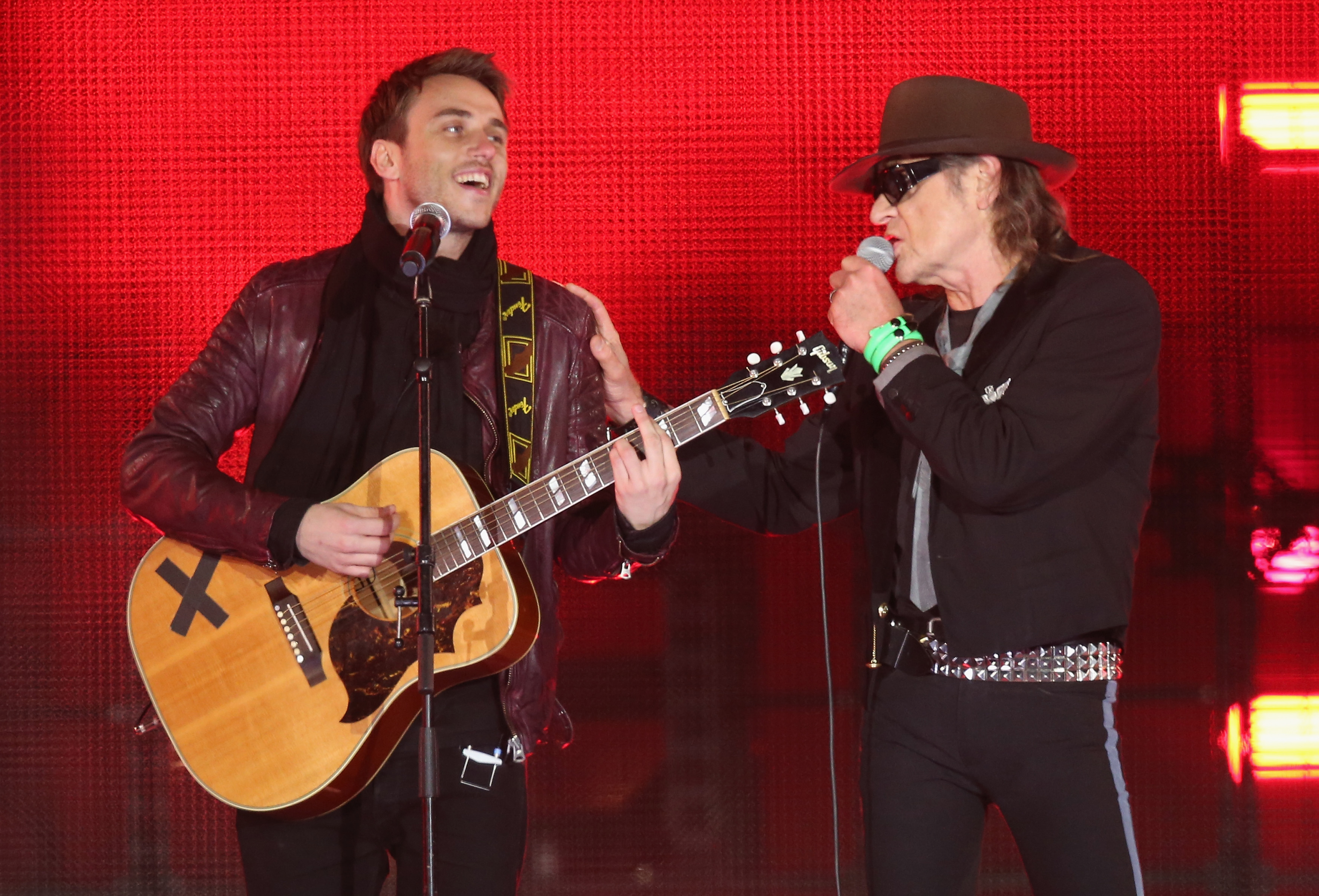 Clueso (l.) und Udo Lindenberg (r.)