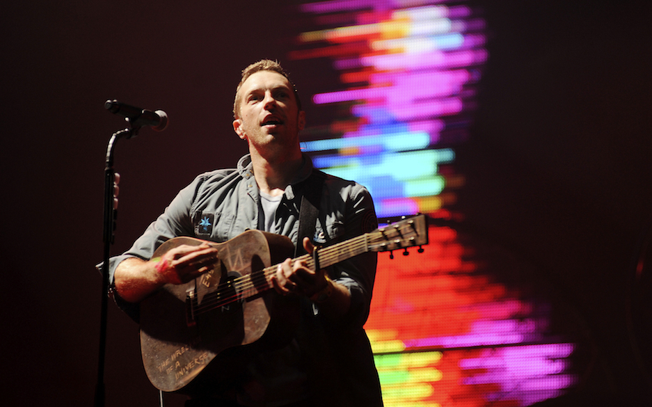 Chris Martin von Coldplay
