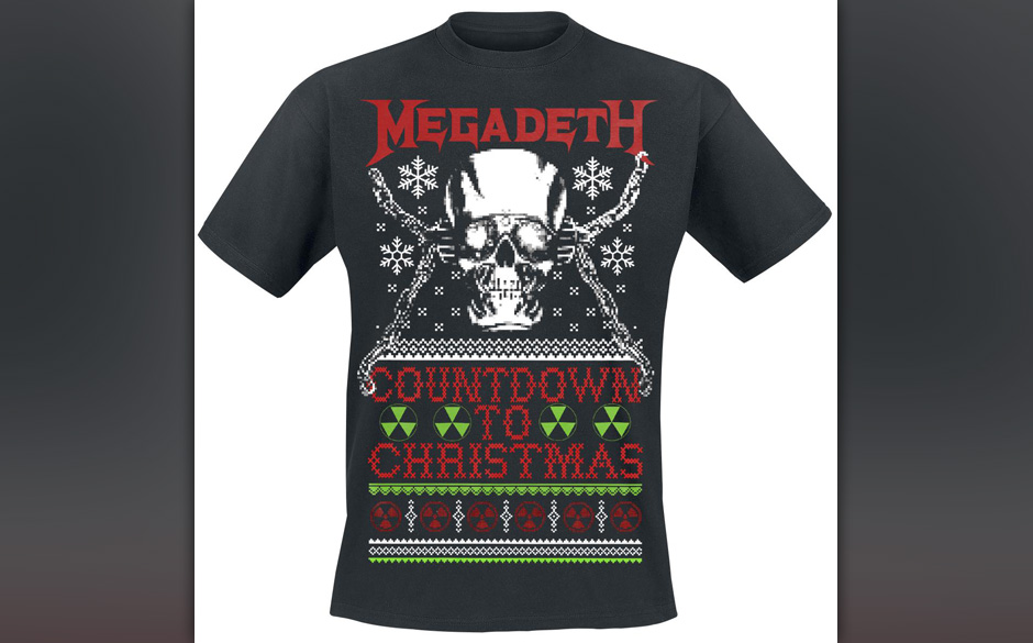 Die metallischsten Weihnachtsgeschenke
>>>  Megadeth Weihnachts-T-Shirt