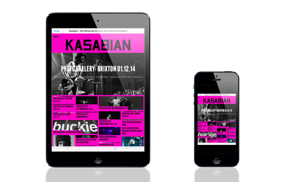 So sieht der neue Musikexpress als App aus