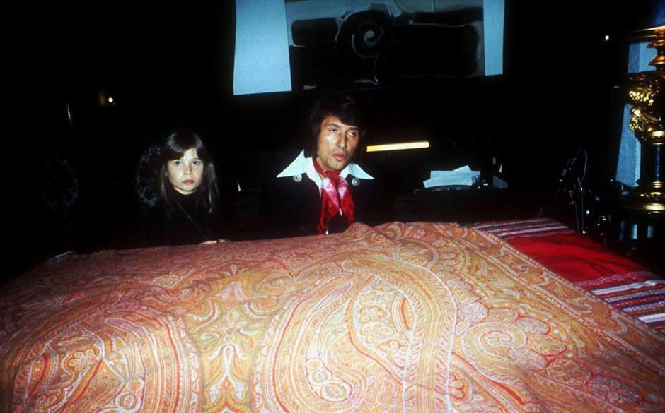 Mit Tochter Jenny,  1976