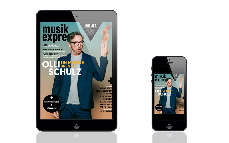 So sieht der neue Musikexpress aus.