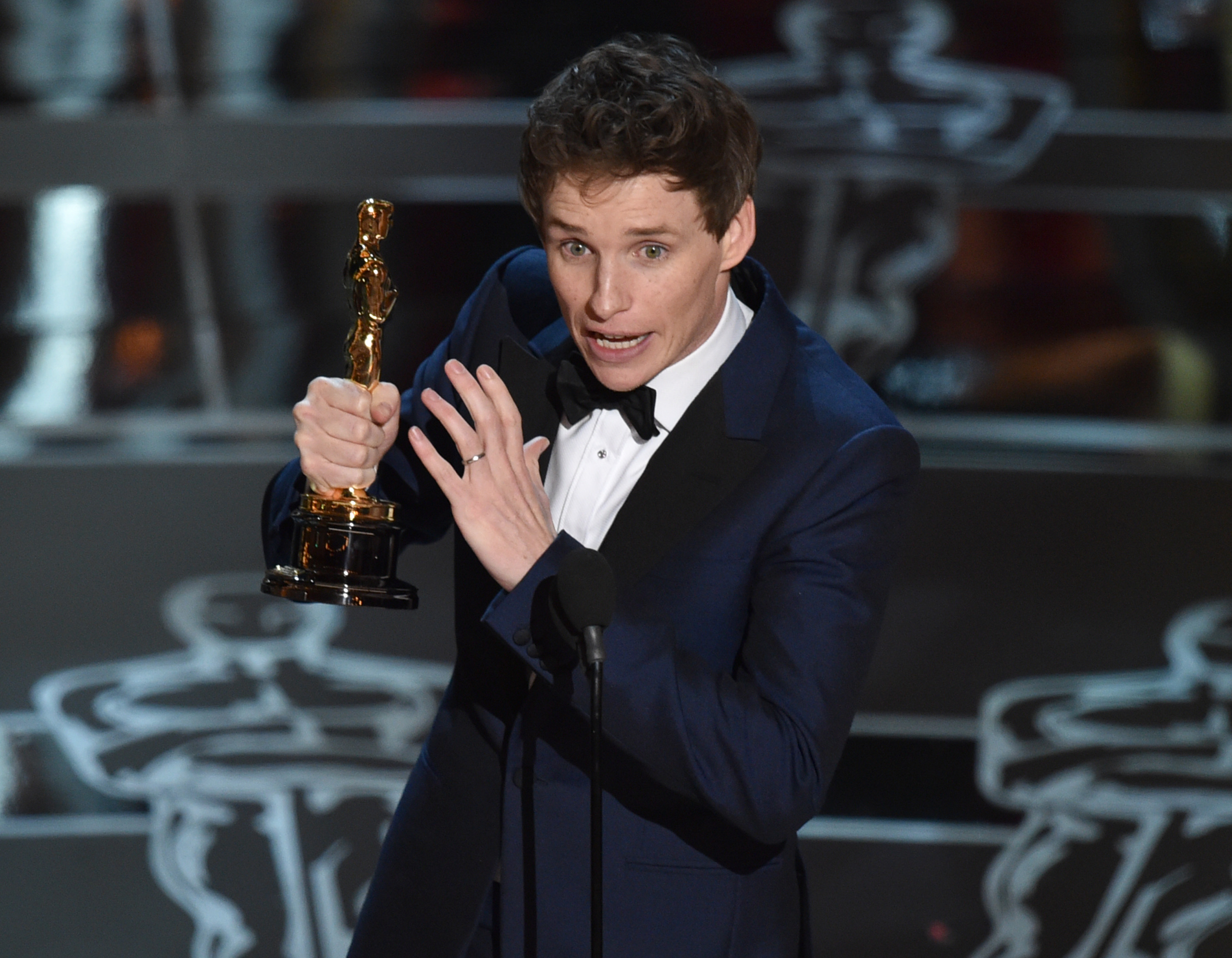 Eddie Redmayne, best actor in a leading role für The Theory of Everything