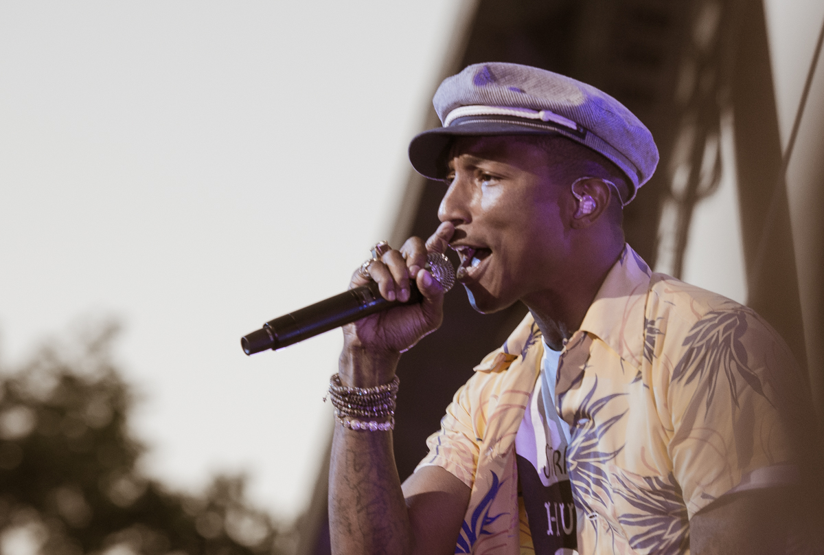 Pharrell Williams beim Roskilde Festival 2015