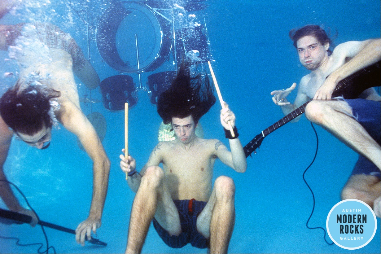 Nirvana warfen sich für Kirk Weddle im Oktober 1991 ins Wasser...