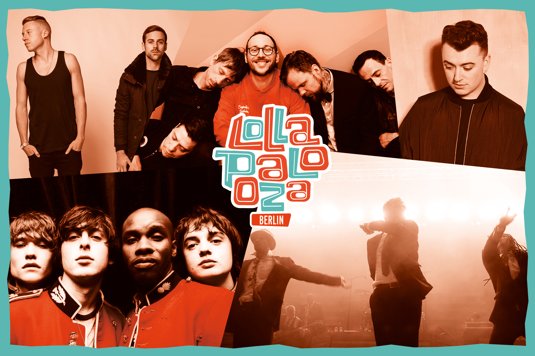 The Libertines, Macklemore & Ryan Lewis u.v.m. stehen auf der Bühne beim Lollapalooza Festival 2015 in Berlin.