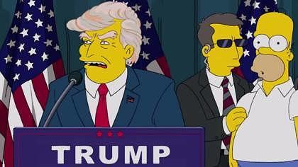 Donald Trump bei den Simpsons