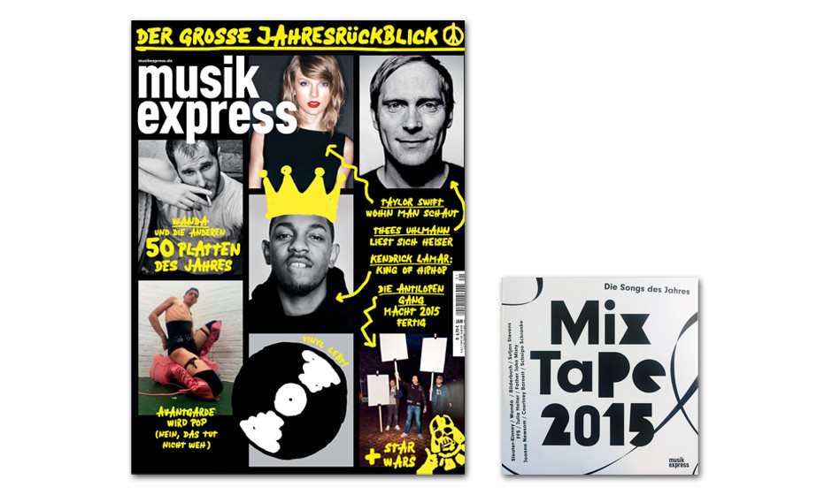 Der neue Musikexpress - ab 10. Dezember 2015 am Kiosk.