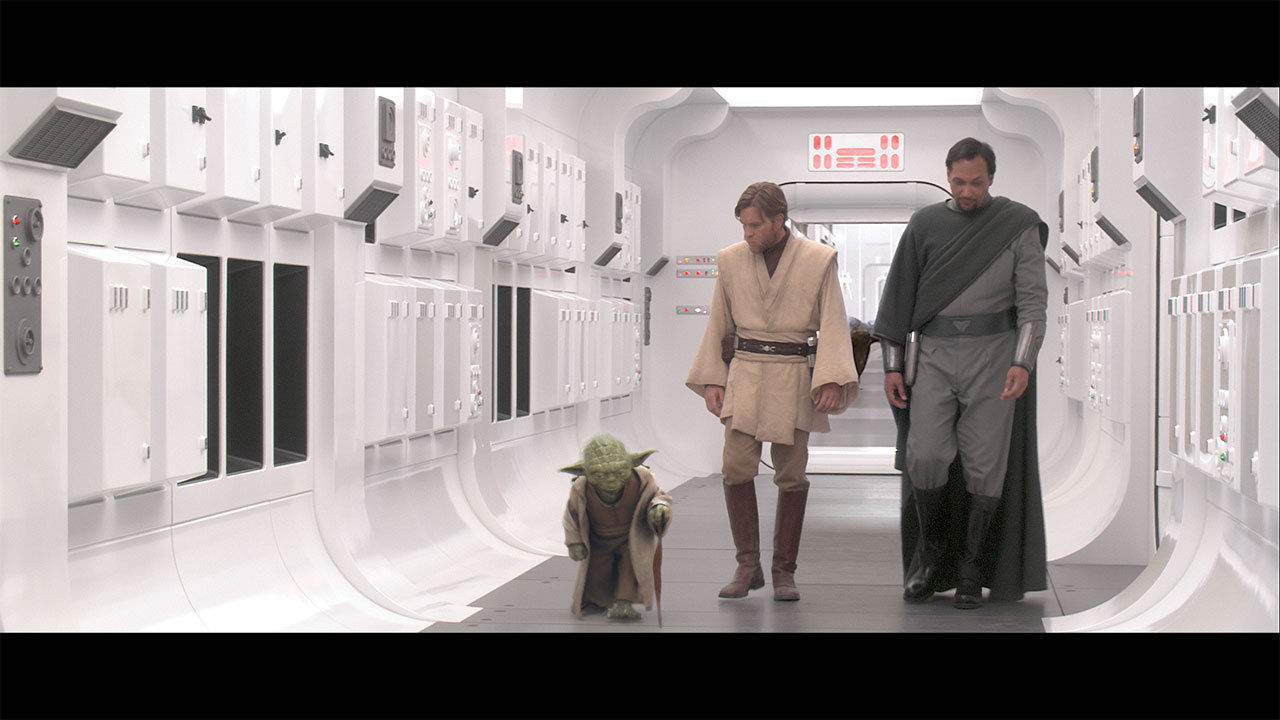 Yoda und Obi-Wan werden von Bail Organa von Alderaan gerettet und beraten, wie sie weiter vorgehen sollen.