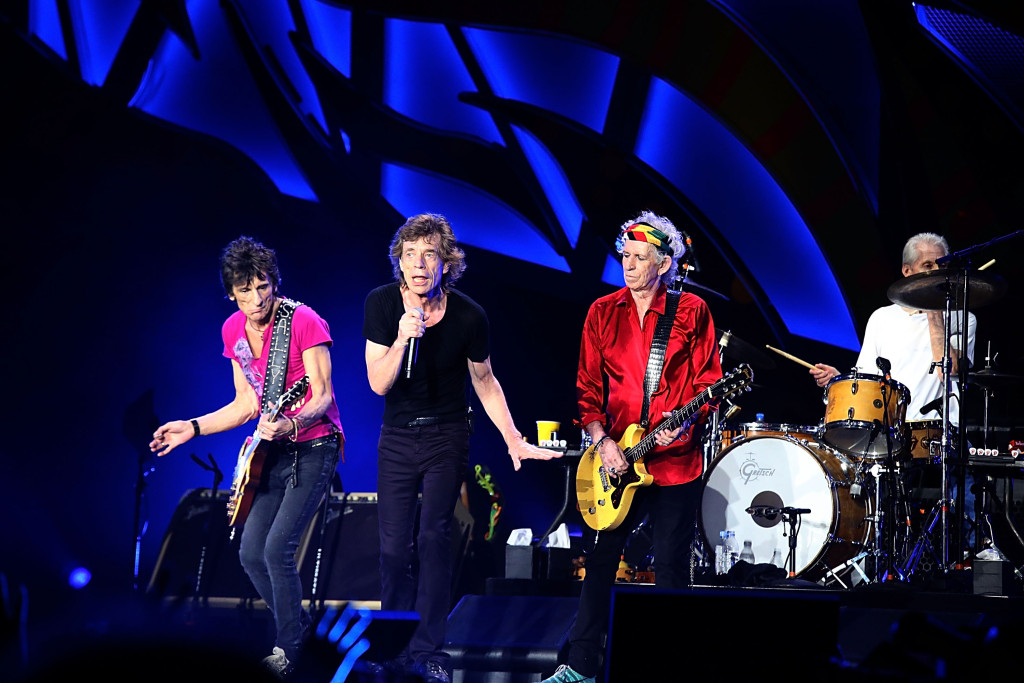 HAVANA, CUBA - MARCH 25:  (L - R) Ron Wood, Mick Jagger, Keith Richards and  Charlie Watts perform with the Rolling Stones...