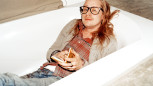 Macaulay Culkin in seiner Pariser Badewanne - lebendig!