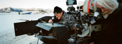 Tarantino Set Photo Hateful Eight
