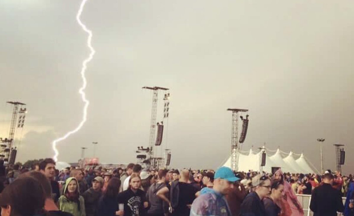 Verletzte nach Blitzeinschlag bei Rock am Ring