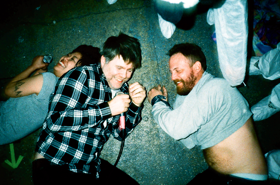 LCD SOUNDSYSTEM On the set of "Drunk Girls" Music Video, 2010