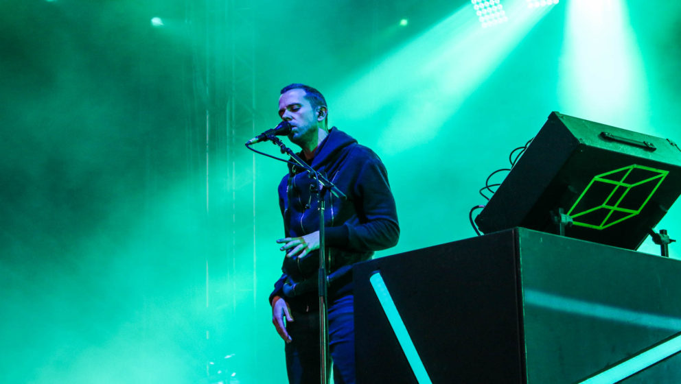 Anthony Gonzalez, Kopf und Lead-Sänger von M83, live auf dem Melt-Festival 2016 