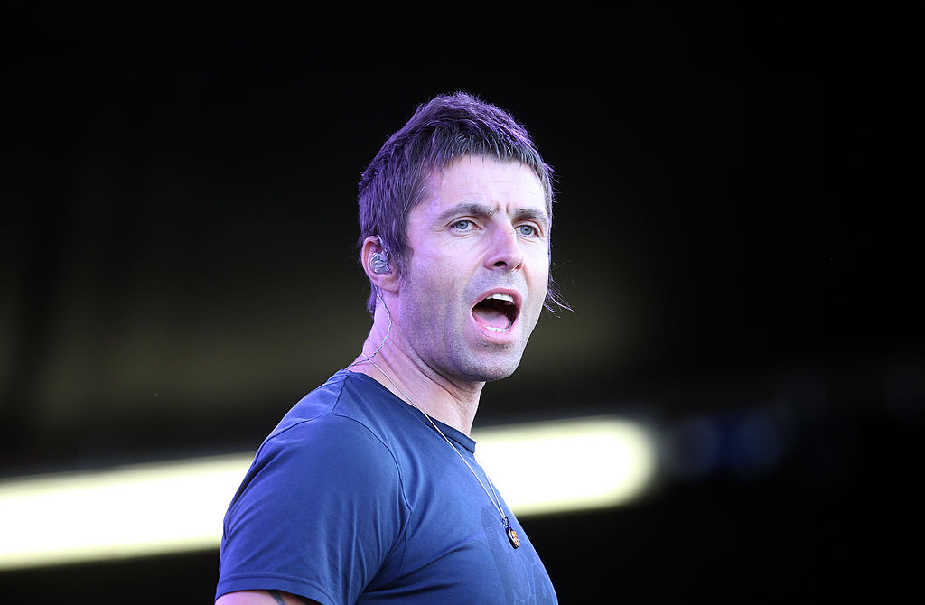 Liam Gallagher bei einem Beady-Eye-Auftritt in Auckland 2014