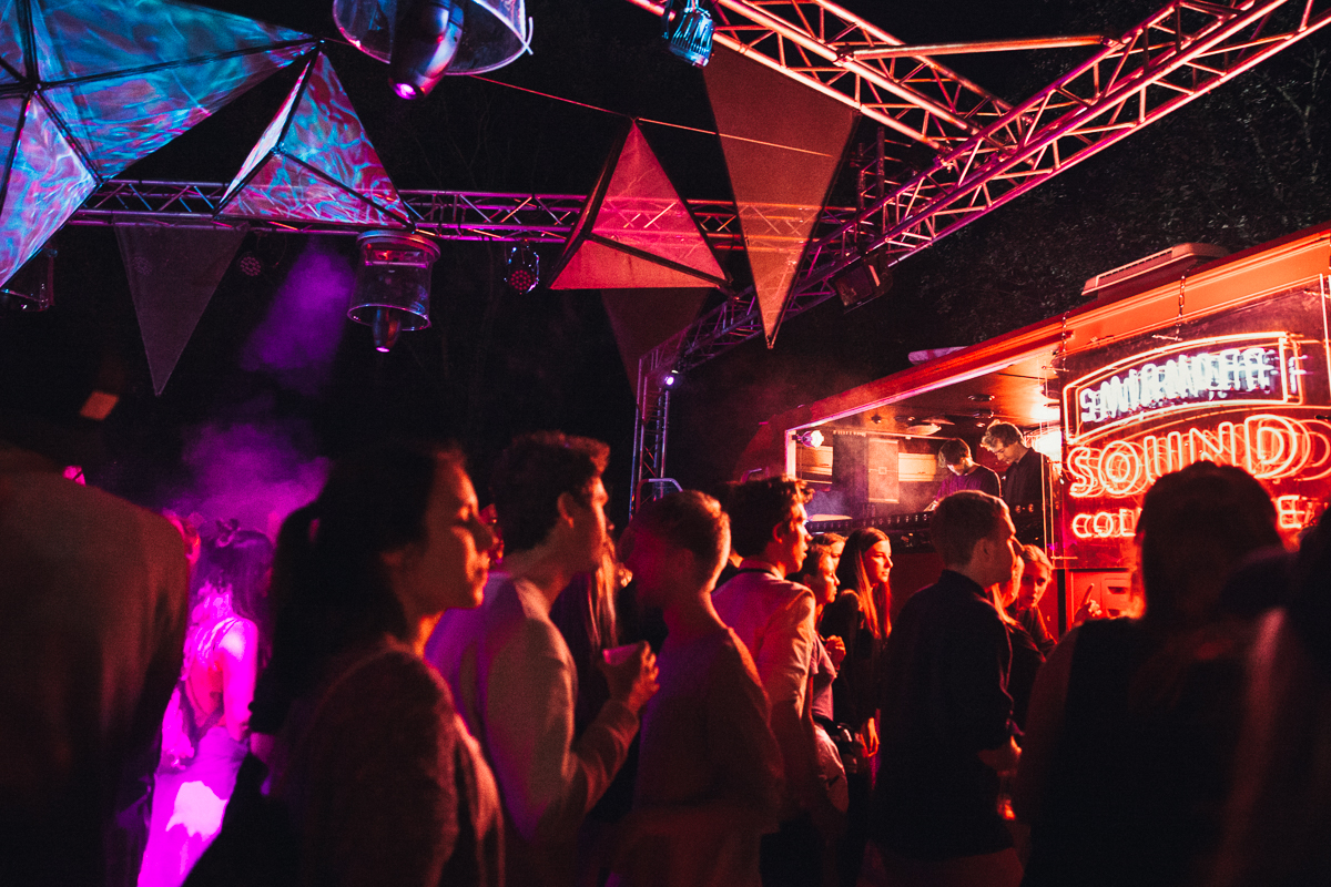 Blick auf die Smirnoff Sound Collective Stage