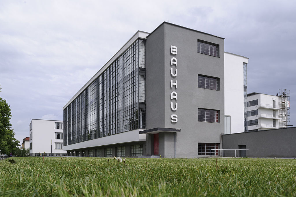 DESSAU-ROSSLAU, GERMANY - May 09: (EDITOR NOTES: The photo was taken with a tilt-shift lens) The Bauhaus is seen on May 9, 2014 in Dessau-Rosslau, Germany. All Master Houses were built in the 1920s by Walter Gropius, head of the Bauhaus school until 1928 and a major figure in the Bauhaus movement, the Meisterhaeuser served as homes for the Bauhaus school professors but were also meant as examples of the Bauhaus ideal for urban living. The Gropius house and the Maholy-Nagy house were destroyed on 07 march 1945 in the second world war. The rebuilt Meisterhaeuser will open to the public in a ceremony led by German President Gauck on May 16. (Photo by Jens Schlueter/Getty Images)