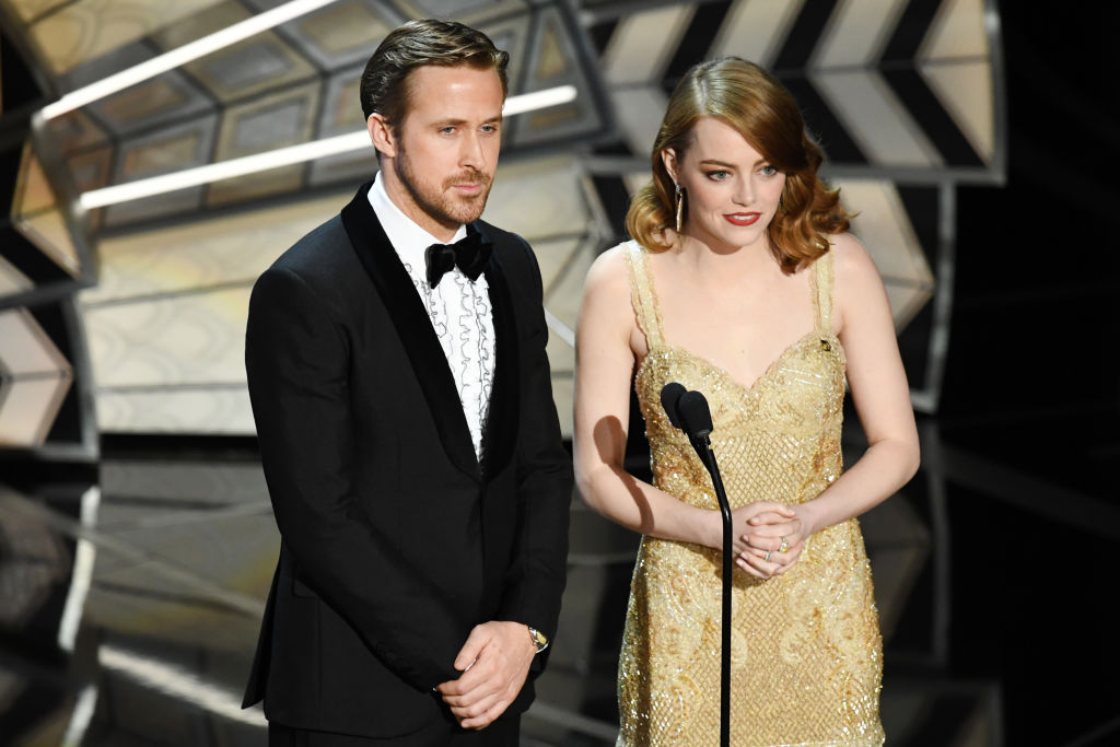 Ryan Gosling und Emma Stone bei den Oscars 2017