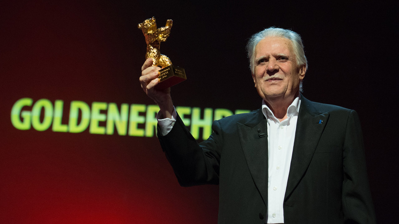 Michael Ballhaus bei der Berlinale 2016, wo er mit dem „Goldenen Ehrenbär“ für sein Lebenswerk ausgezeichnet wurde