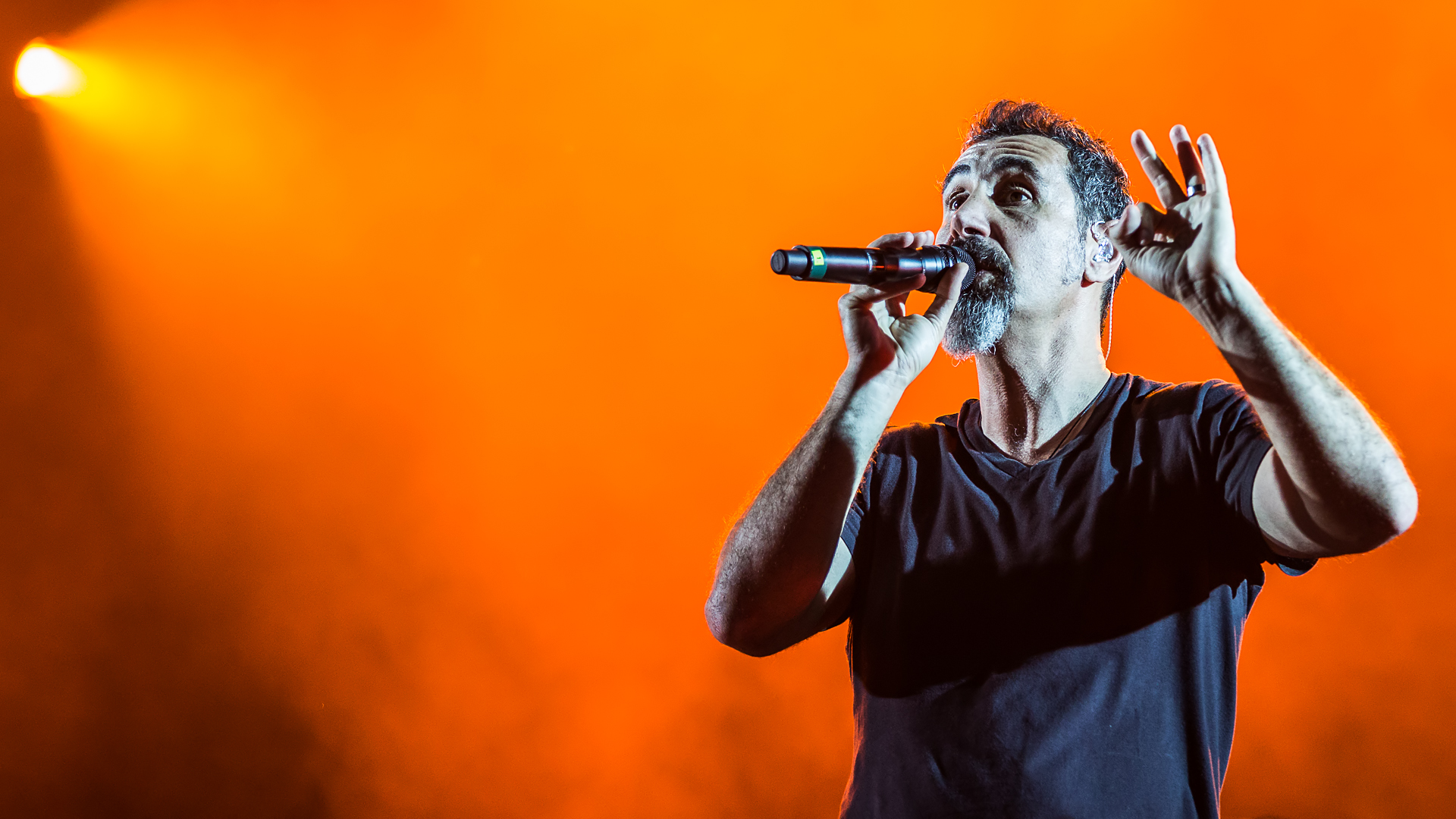 Serj Tankian mit System of a Down live bei Rock im Park 2017