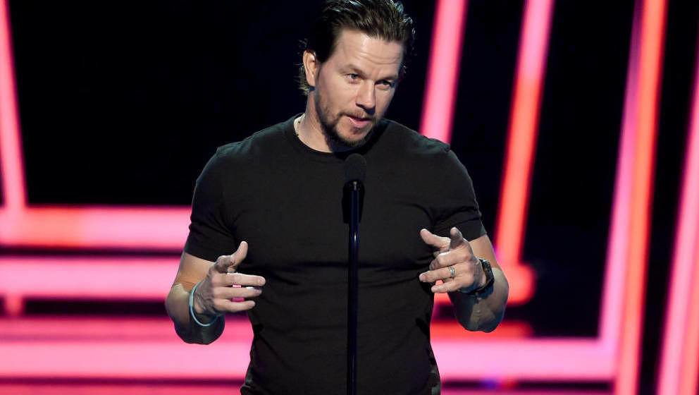 LOS ANGELES, CA - MAY 07:  Actor Mark Wahlberg speaks onstage during the 2017 MTV Movie And TV Awards at The Shrine Auditoriu
