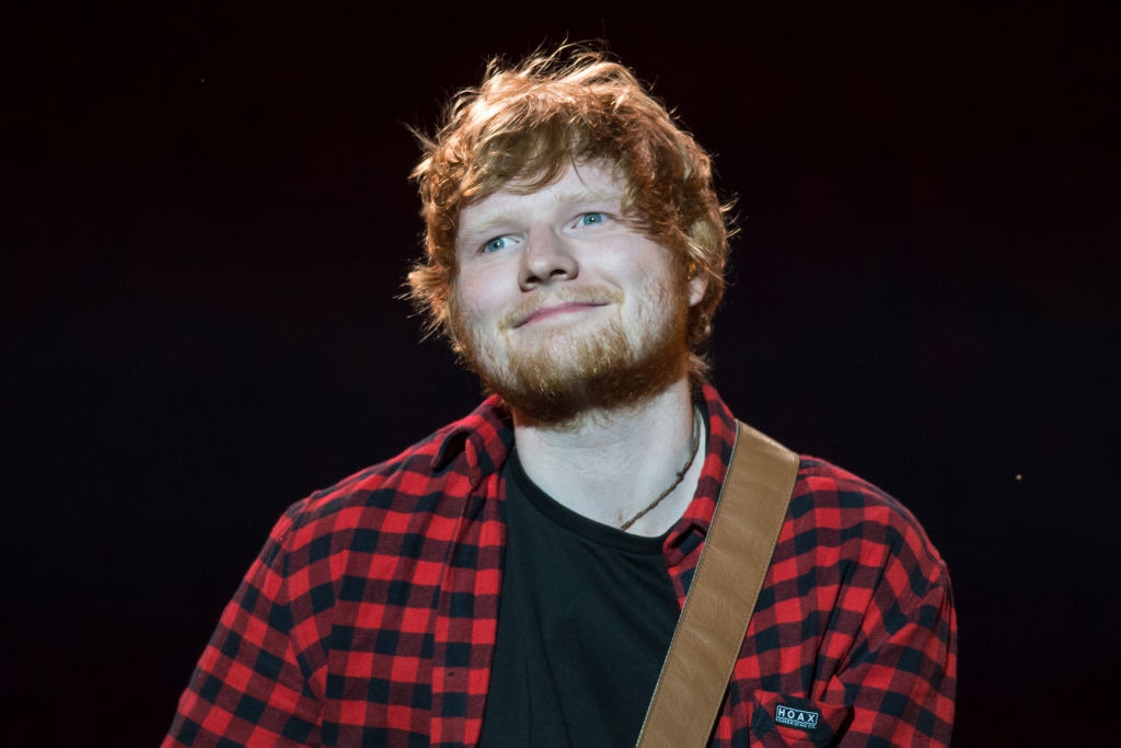Glückselig: Ed Sheeran während seines Headliner-Auftritts beim Glastonbury Festival 2017