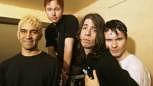 Die frühen Foo Fighters: Pat Smear, Nate Mendel, Dave Grohl und William Goldsmith