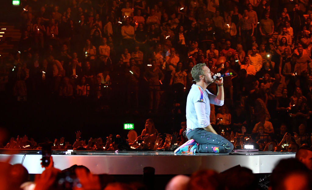 Chris Martin mit Coldplay live beim Global Citizen Festival 2017 in Hamburg