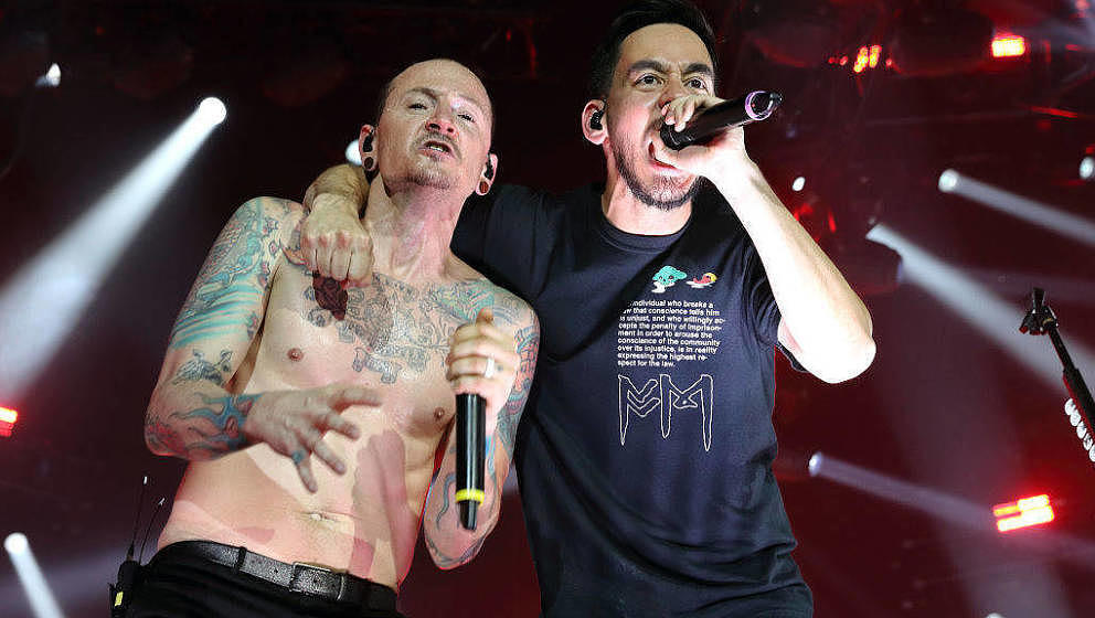 Shinoda (r.) und Bennington bildeten den Kern von Linkin Park