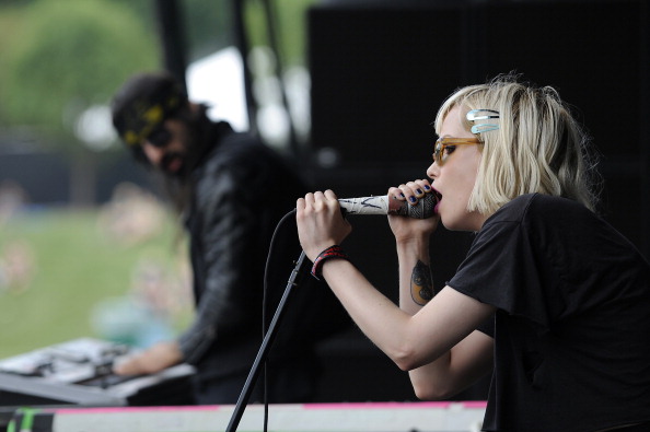 CHICAGO, IL - AUGUST 2: Alice Glass of Crystal Castles performs during Lollapalooza 2013 at Grant Park on August 2, 2013 in C