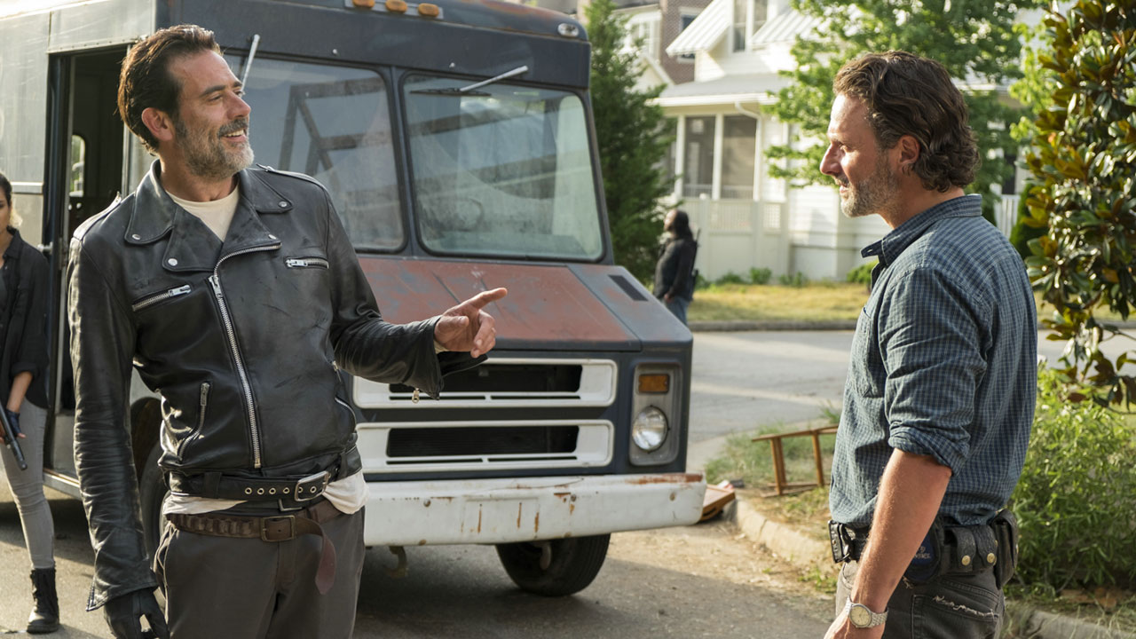 Negan und Rick in „The Walking Dead“