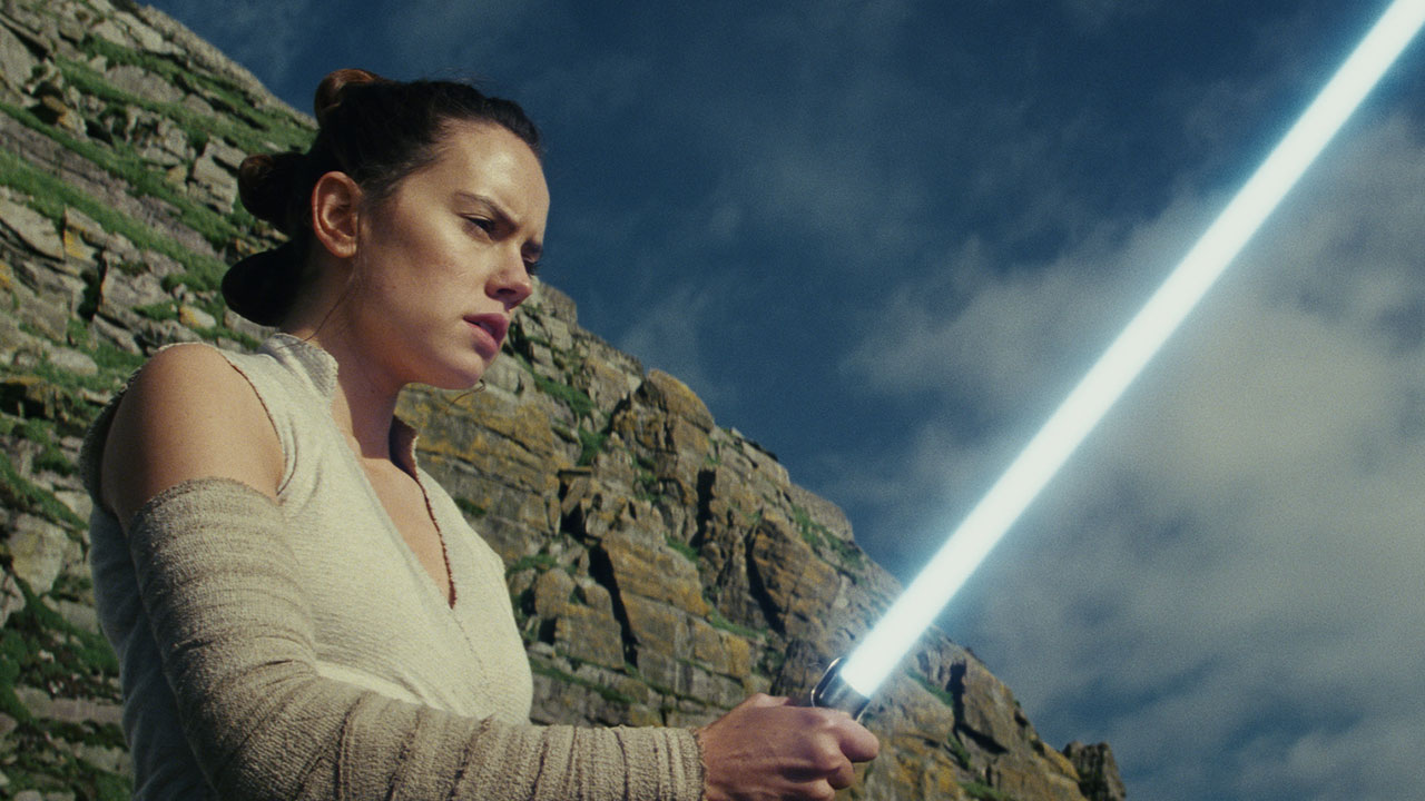Daisy Ridley als Rey in „Star Wars: The Last Jedi“