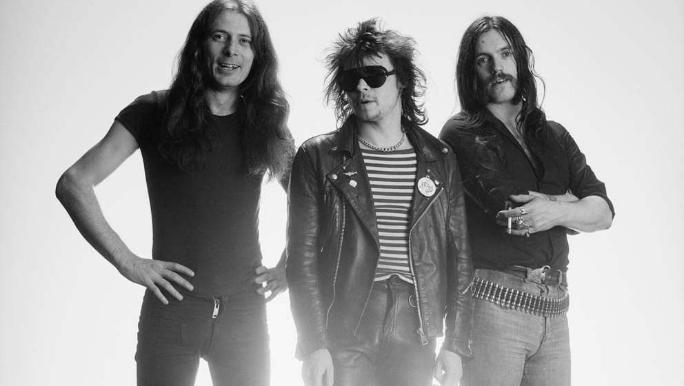 Motörhead 1978: Eddie Clarke, Phil Taylor und Lemmy Kilmister