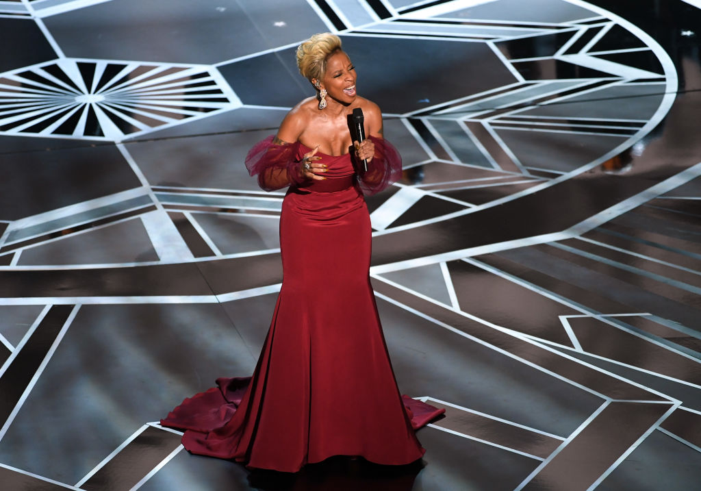 Mary J. Blige auf der Bühne bei der Oscar-Verleihung 2018