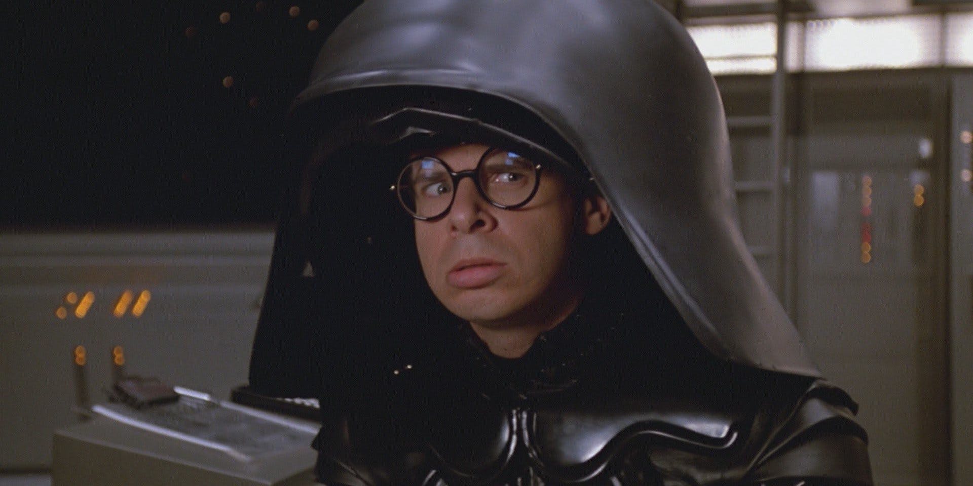 Kultfigur: Rick Moranis als Lord Helmchen in Mel Brooks' Komödie „Spaceballs“