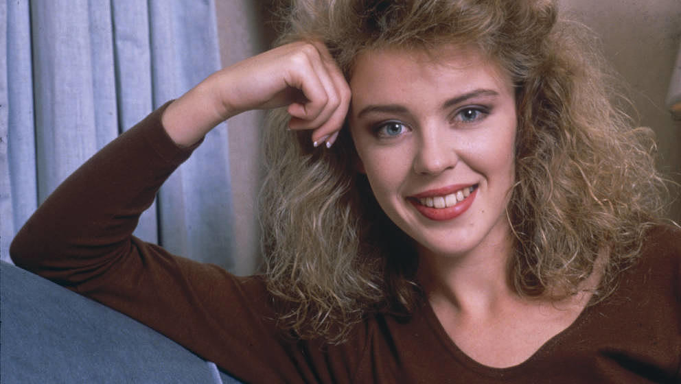 Australian pop singer Kylie Minogue, 1988. (Photo by Dave Hogan/Hulton Archive/Getty Images)