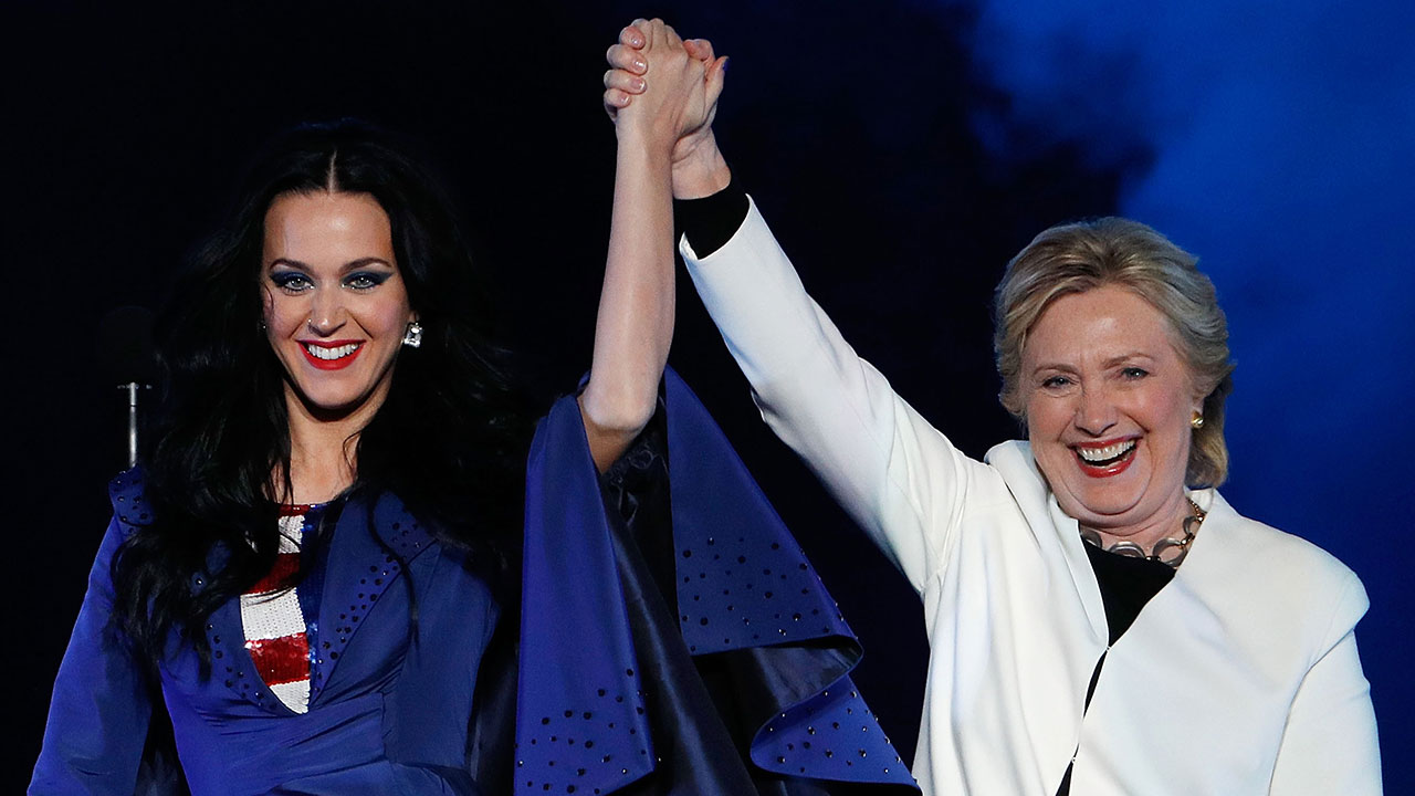 Katy Perry und Hillary Clinton (2016)