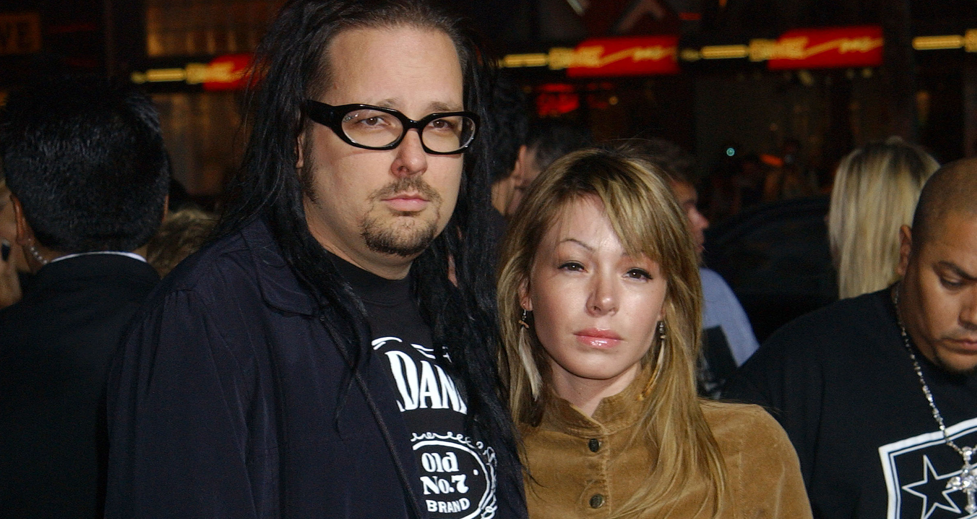Jonathan Davis und seine spätere Ehefrau Deven bei der „Wonderland“-Premiere im Jahr 2003