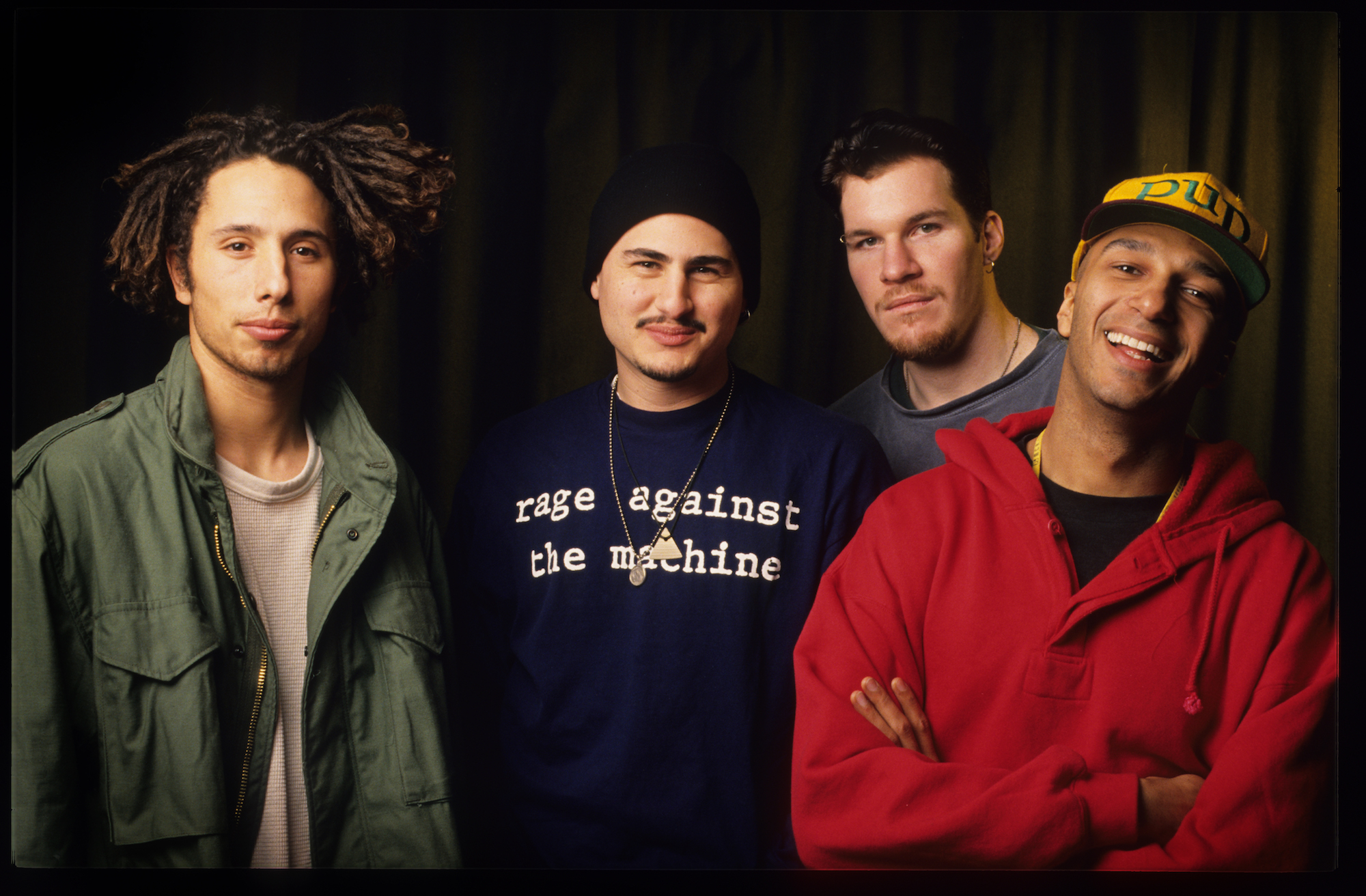 Rage Against The Machine 1993: Zack De La Rocha, Tim Commerford, Brad Wilk, Tom Morello