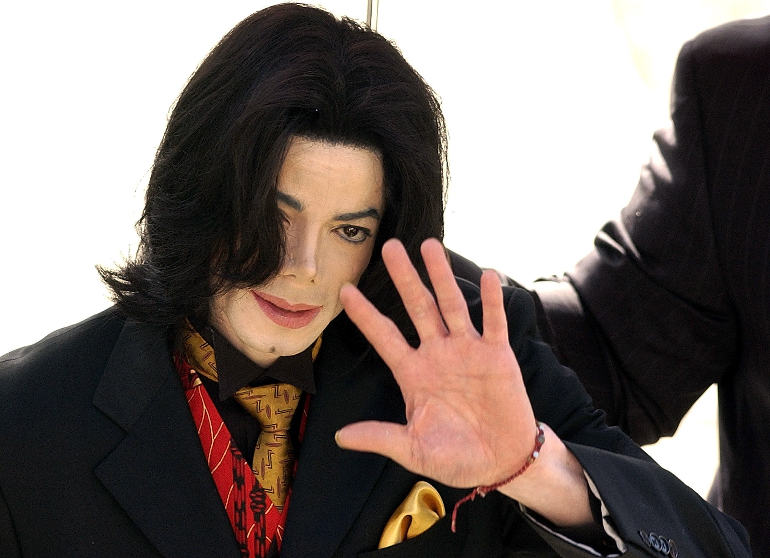 Michael Jackson bei einem Prozess im Mai 2005