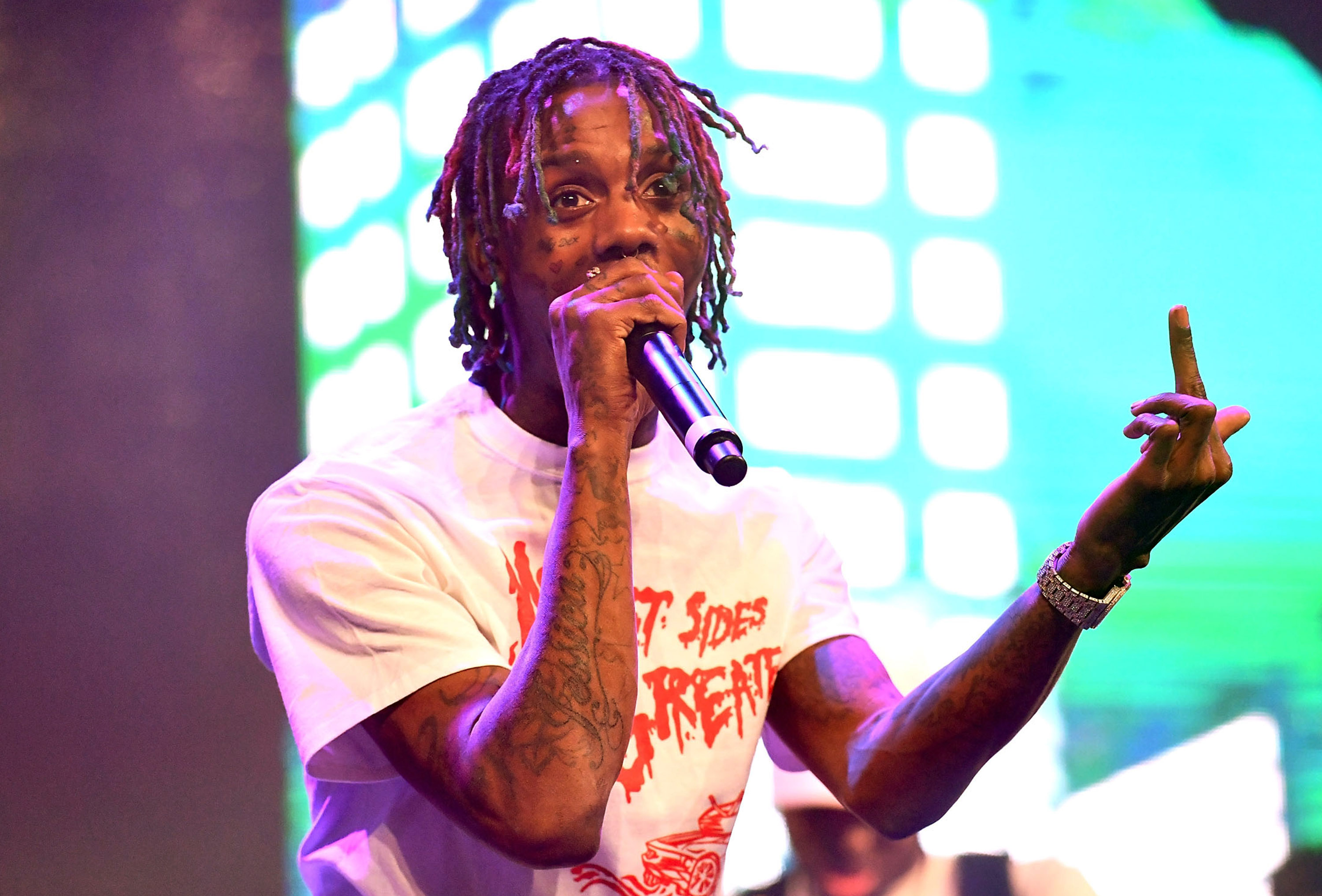 Rapper Famous Dex beim Rolling Loud Festival